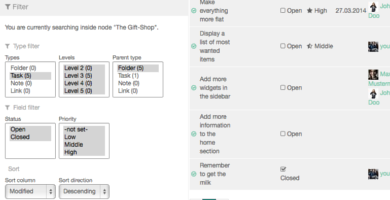 Feature export reports